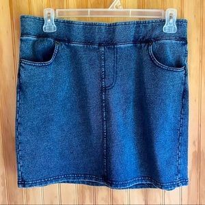 Z SUPPLY KNIT DENIM SKIRT